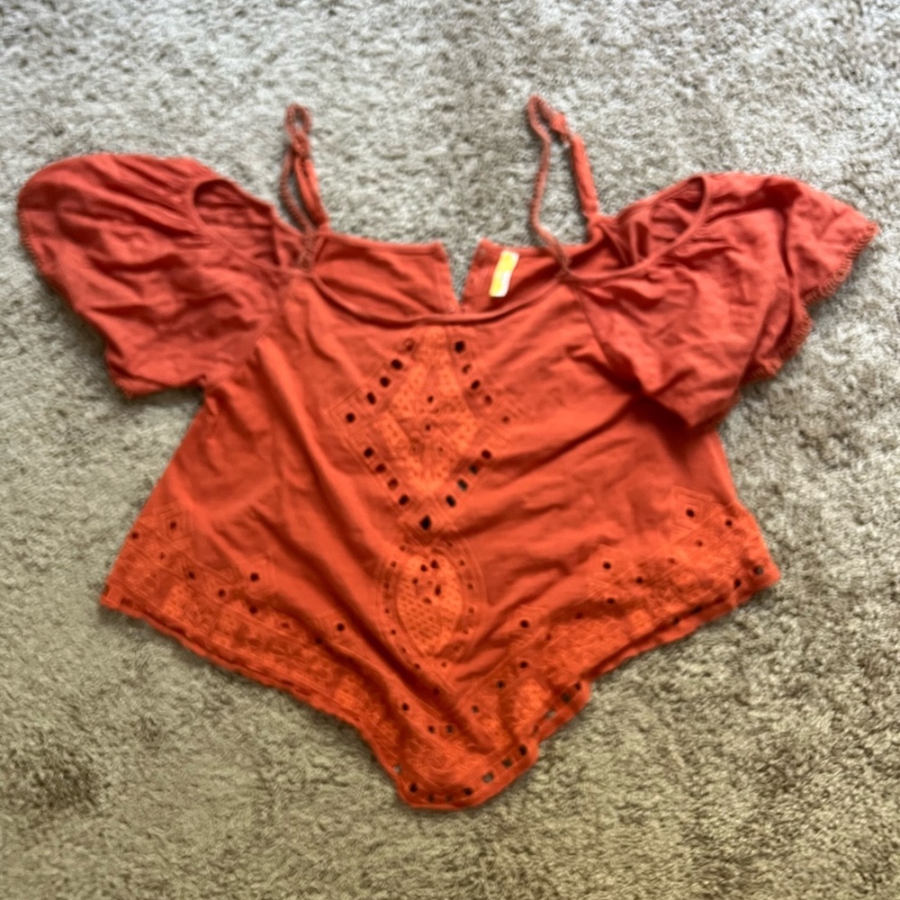 Orange Blouse
